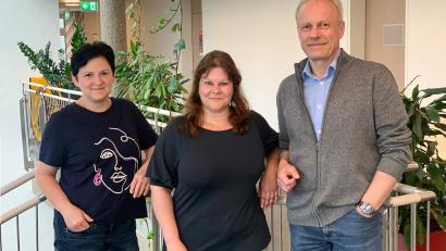 Bild: Beate Hoge /exb
Im Bild von links: Beate Hoge (WEN), Janine Krohnke (TIR), Norbert Meister (NEW)
