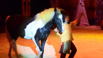 Bild: Kunz
Yakari und sein Pferd Kleiner Donner.