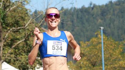 Bild: Theo Kiefner
Domenika Mayer aus Neukirchen startet bei der EM in Rom über die Halbmarathonstrecke.