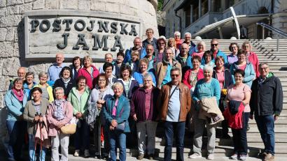Bild: Rupprecht/OGV Kemnath/exb
Der Höhepunkt war für die meisten Teilnehmer der Besuch der Grotte in Pastojna.