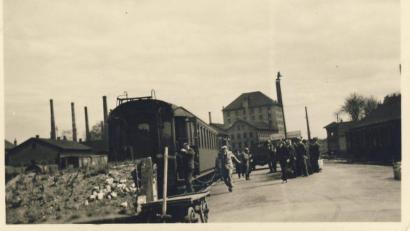 Bild: Archiv Schmaußer
Abfahrt Lokalbahnen Amberger Bahnhof