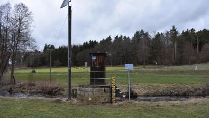 Archivbild: lue
Mithilfe der Wasserpegel-Messtation unterhalb der Bruckmühle in Erbendorf kann die Fichtelnaab beobachtet werden.