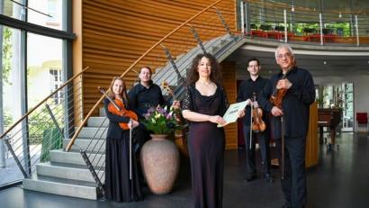 Bild: Dimitrij Gornowkij/exb
Das "Franck Piano Quintet" kommt am am Sonntag, 19. November, ins Stadttheater Amberg.