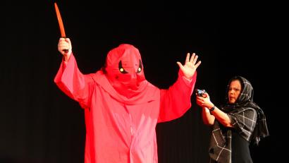 Bild: stg
Stefan Keim und Michaela Schaffrath sorgen für einen vergnüglichen Theaterabend in Weiden.