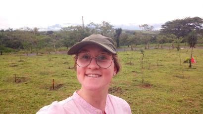 Bild: Paumer/exb
Elena Paumer bei einer Wiederaufforstungsaktion in Costa Rica.