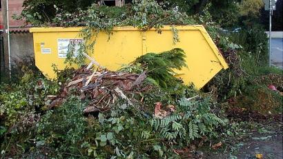 Archivbild: R. Kreuzer
So sollte es nicht aussehen an den Grüngutcontainern in Weiden und dem Landkreis Neustadt/WN. Die Gefahr, dass die Entsorgungsbehälter überquellen, besteht nach den regenreichen Wochen aber mehr denn je.