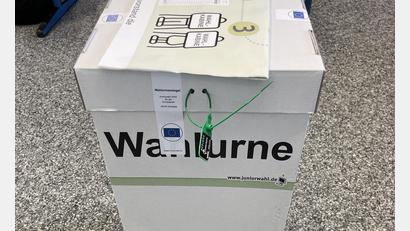 Symbolbild: Thomas Kuban/exb
Parallel zur Europawahl konnten Schüler teilnehmender Schulen in einer Juniorwahl abstimmen.