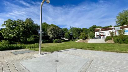 Bild: gri
Im Freudenberger Freibad sind einige Bereiche schon erneuert worden, ein weiterer Teil folgt nach Saisonende.