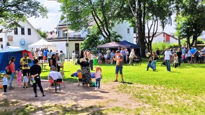 Bild: whü
Das Kinderfest der Falken zog wieder viele Besucher an.