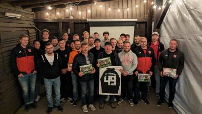 Bild: VfB Thanhausen/exb
Die Teilnehmer der Saisonabschlussfeier des VfB Thanhausen.