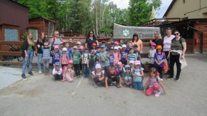Bild: Martina Lorenz/exb
Die Waldthurner Kinder beim Ausflug in den Farmerpark.