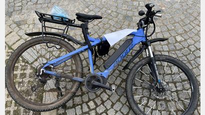 Bild: Polizeiinspektion Amberg/exb
Dieses Pedelec hat die Polizeiinspektion Amberg sichergestellt.
