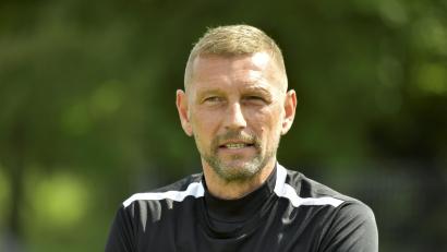 Bild: Hubert Ziegler
Der FC Amberg, im Bild Trainer Andreas Scheler, bestreitet sein erstes Testspiel gegen den SV Mitterteich.