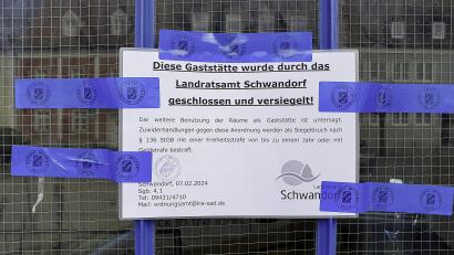 Bild: Hösamer
Ende einer Disko: Anfang Februar wurde das Lokal in Pfreimd vom Landratsamt versiegelt.