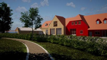 Grafik: Stadt Waldershof/Architekturbüro Kuchenreuther/exb
Rund 4,3 Millionen Euro kosten der Anbau ans Feuerwehr-Gerätehaus in Waldershof und der Neubau eines Radlpoints.