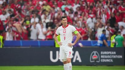 Bild: Sören Stache/dpa
Die Polen um Robert Lewandowski stehen bei der EM vor dem Aus.