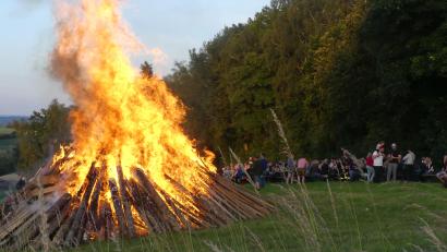 Bild: rn
Das Eschenbacher Höhenfeuer.