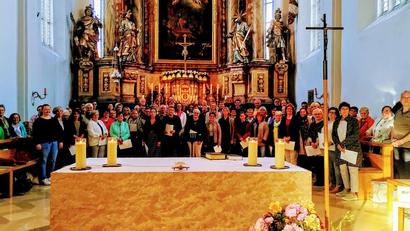 Bild: Pfarrei St. Jakobus Hahnbach/exb
In Amberg-Sulzbach fand der Dekanatschortag statt.