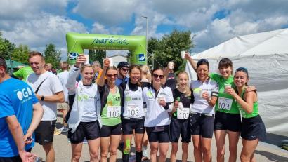 Bild: Sebastian Lintl/exb
CIS Amberg beim Landkreislauf Schwandorf