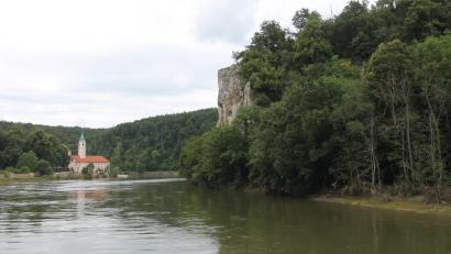 Bild: pi
Ein Blick zum Kloster Weltenburg.