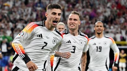 Bild: Bernd Thissen/dpa
Kai Havertz verwandelte im EM-Achtelfinale gegen Dänemark einen Elfmeter.