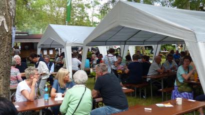 Bild: hme
Nur wenige Plätze bleiben frei beim OWV-Waldfest.