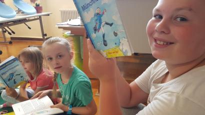 Bild: Kerstin Münchmeier/exb
Lesenacht der 3.Klassen der Grundschule Waldsassen