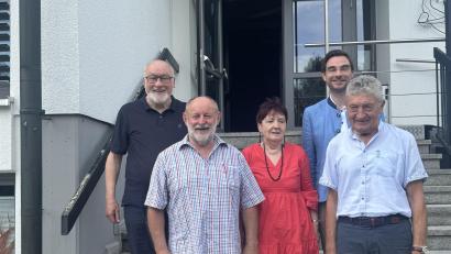 Bild: Seniorenunion NEW/exb
Herbert Rudolph (vorne, rechts) folgt auf die verstorbene Roswitha Hofmann.