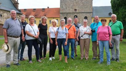 Bild: nm/exb
Im Nachbarland Tschechien sah sich eine Gruppe aus dem Fotoklub um. Eine Station der zweitägigen Tour war das Kloster Tepl. Die Gebäude und insbesondere die Kirche beeindruckten.