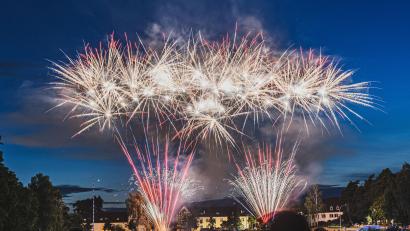 Archivbild: Spc. Christian Carrillo
Feuerwerk auf dem Paradefeld in Grafenwöhr: