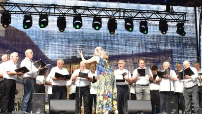 Bild: rgr
Der Projekt-Männerchor aus dem Städtedreieck.