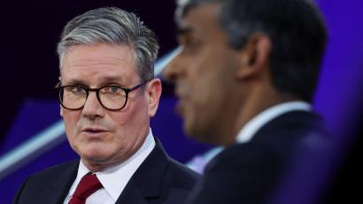 Bild: Phil Noble/PA Wire/dpa
Labour-Chef Starmer wird Umfragen zufolge neuer Premierminister. (Archivbild)