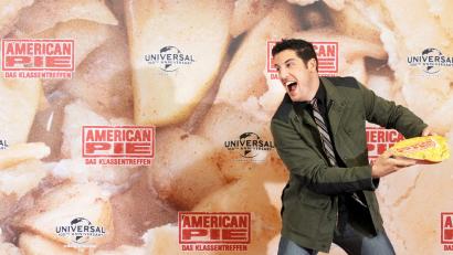 Bild: picture alliance / dpa
Immer für einen Apfelkuchen zu haben: Schauspieler Jason Biggs aus „American Pie“