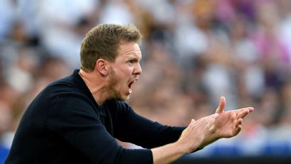 Bild: Federico Gambarini/dpa
Bundestrainer Julian Nagelsmann immer engagiert bei der Sache. Jetzt will er eben Weltmeister werden.
