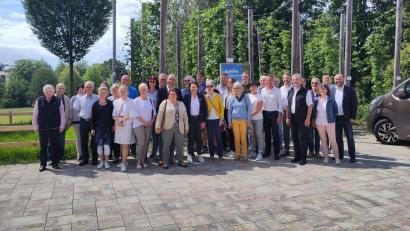 Bild: Christoph Maier
Ein Ausflug nach Flossenbürg und Eslarn stand für die Delegationen aus den Partnerstädten am zweiten Tag des Partnerschaftswochenendes auf dem Programm.