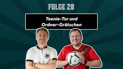 Grafik: Marina Gube
In Folge 28 geht es um Lamine Yamal, die Grätsche gegen Alvaro Morata und Bellinghams Trauma mit Felix Zwayer.