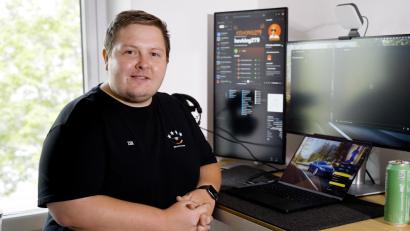 Bild: Jakob Graf
Kevin König will mit seiner KI-Musik voll durchstarten.