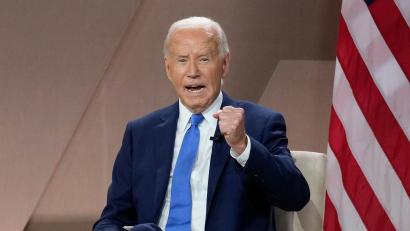 Bild: Susan Walsh/AP/dpa
US-Präsident Biden will nicht aufgeben.
