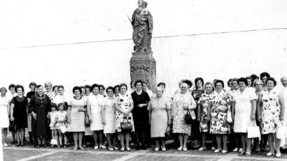 Bild: do
Der Frauenbund Oberbibrach/Münchsreuth im Gründungsjahr 1974 bei einem ersten Ausflug nach Kirchenthumbach.