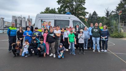 Bild: Corinna Hochmuth/exb 
Die Schüler des Sonderpädagogischen Förderzentrums, Willmannschule Amberg, können Stolz auf ihre Leistungen bei der Radfahrprüfung sein.