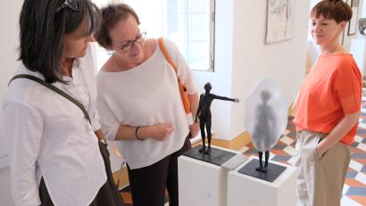 Bild: do
Schon bei der Vernissage war das Besucherinteresse bemerkenswert riesig.