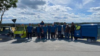 Bild: Matthias Wolfram/exb
Der Ape-Ausflug führt an zwei Tagen rund um den Truppenübungsplatz.