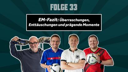 Bild: Marina Gube
In großer Runde besprechen Frank Werner, Julian Trager, Stefan Puhane und Matthias Schecklmann (von links) das Finale der EM 2024.