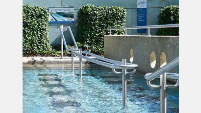 Archivbild: Petra Hartl
Jacqueline Fuchs Kneipp-Verein Amberg. Kneippbecken