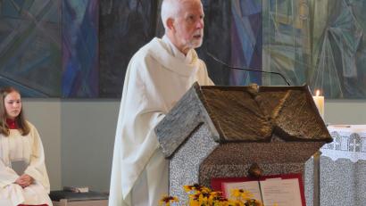 Bild: adj
In seiner Heimatgemeinde feierte Pfarrer Karl Bräutigam sein 40. Priesterjubiläum.