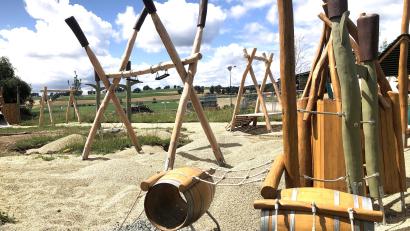 Bild: wro
Im Zuge der Dorferneuerung Triebendorf entsteht im nördlichen Teil des Dorfes auch ein neuer Kinderspielplatz.