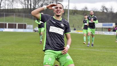 Archivbild: Hubert Ziegler
Der Ex-Gebenbacher Salah El Berd jubelt künftig für den TSV Kornburg.