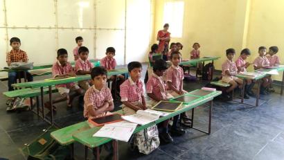 Bild: Verein Projekt Moses/exb
Mit Patenschaften unterstützt der Mitterteicher Verein Projekt Moses Kinder an dieser Schule in der Diözese Nellore.