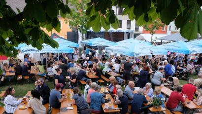 Archivbild: le
Die Flosser feiern am Samstag, 27. Juli, ihr 46. Bürgerfest.