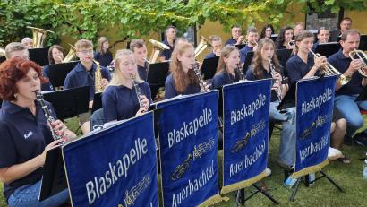 Bild: ga
Klarinetten-Solos waren in vielen Passagen wichtige Bausteine bei dem "Sommernachtsfest - Blasmusik live" in Unterauerbach